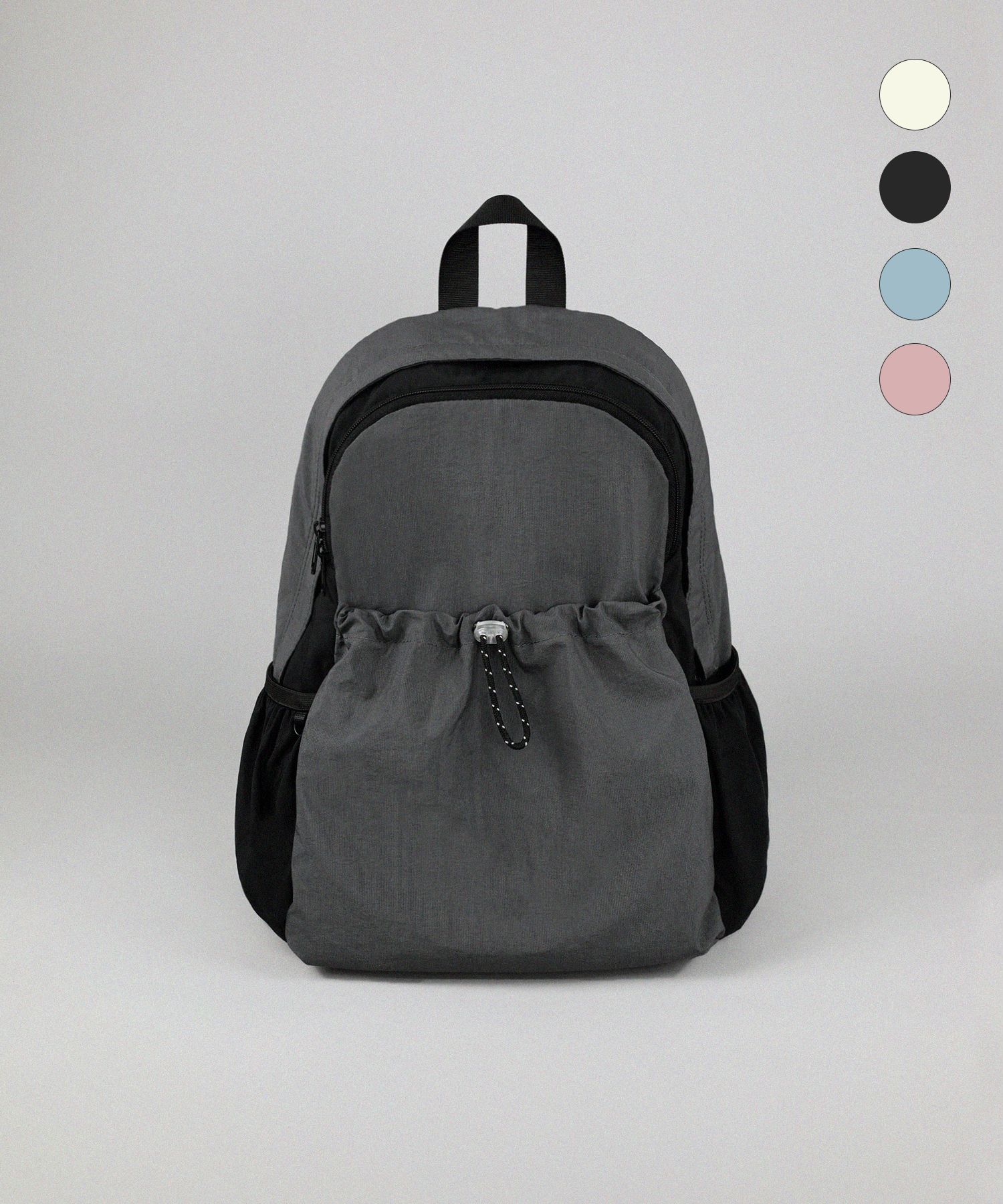 MUSINSA公式 | Kim Ha-chan Nylon Mini Travel Backpack - Black
