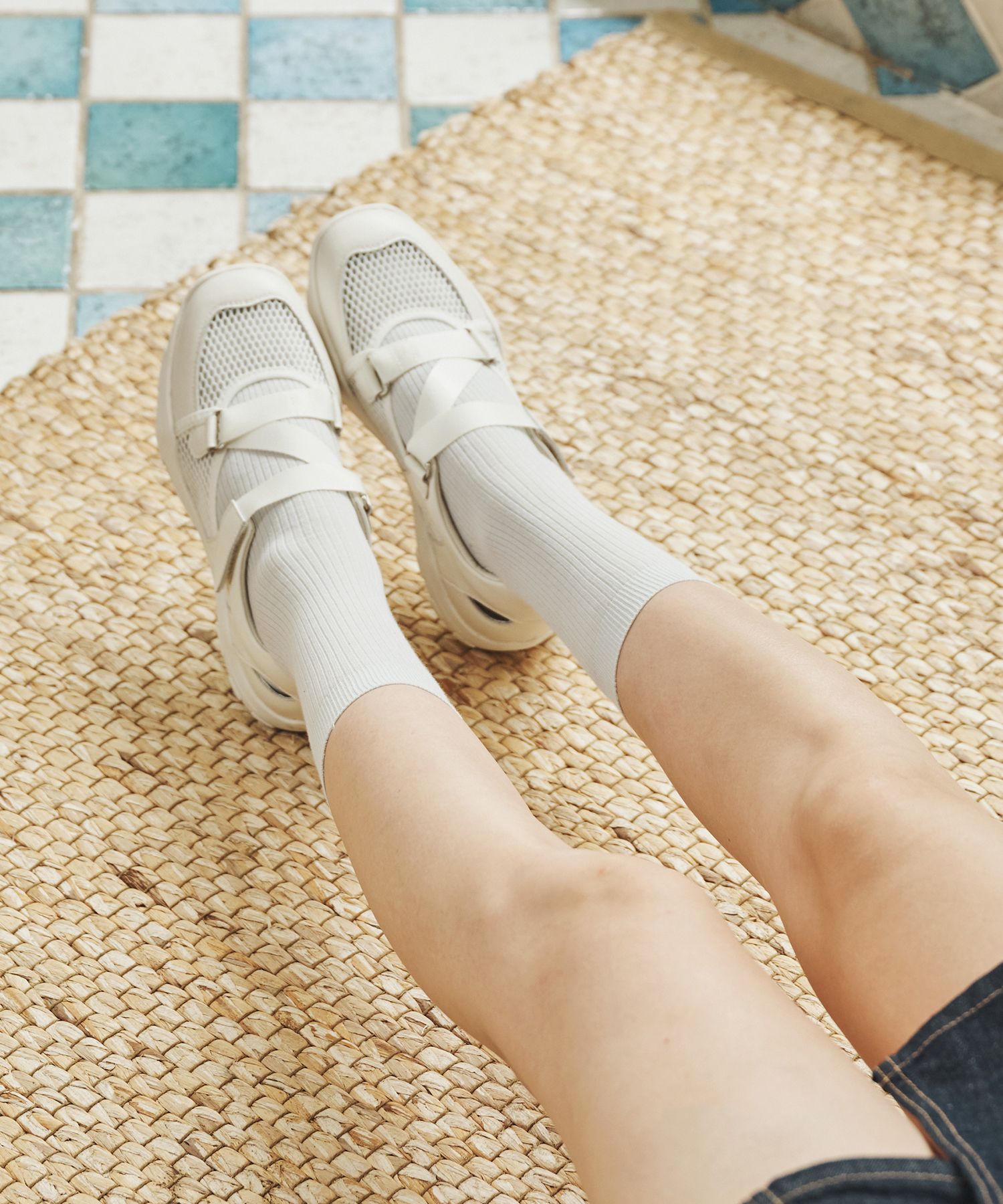 MUSINSA ELIZABETH STUART Mesh Combo Sneakers EBLA157353