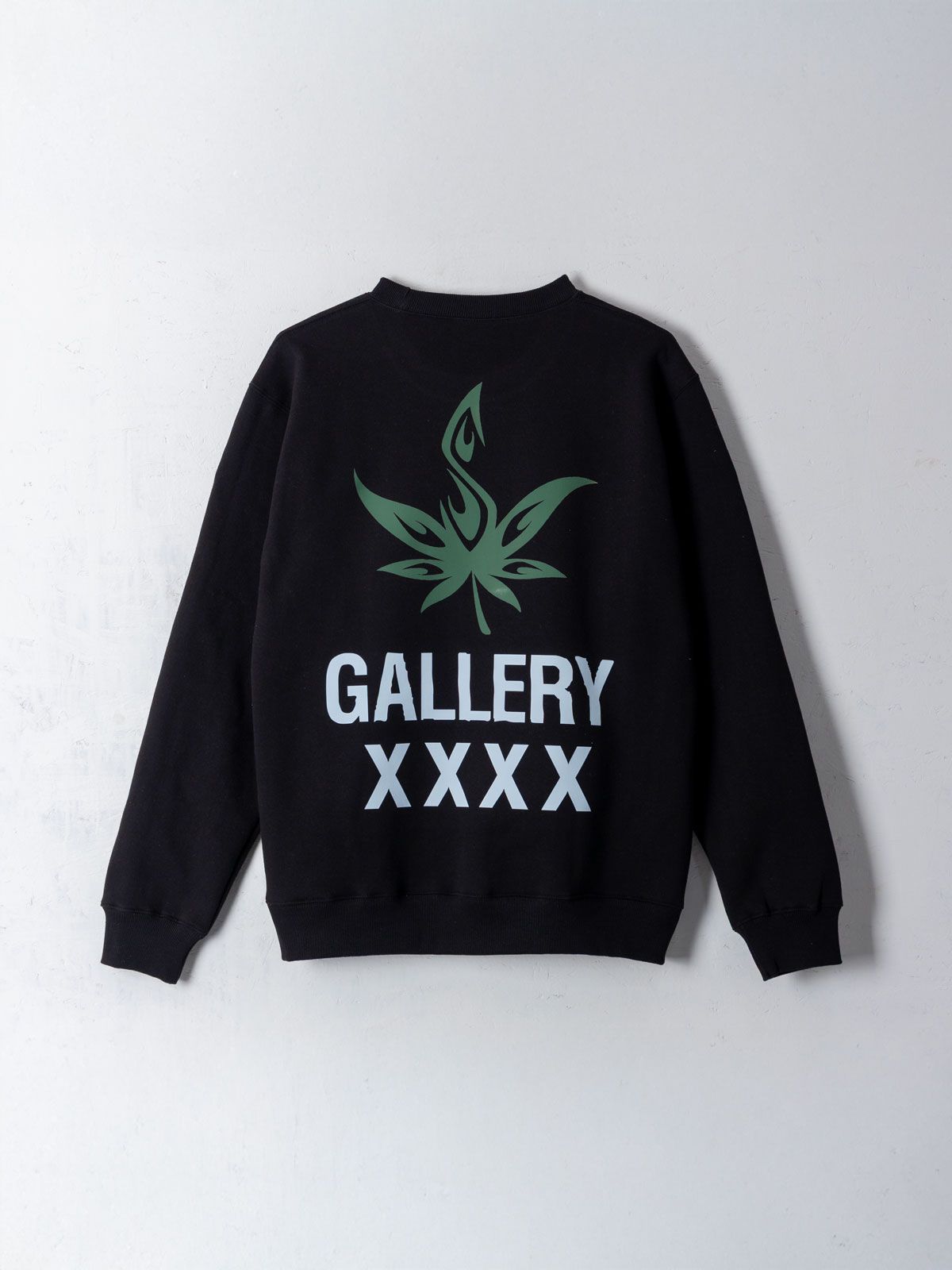 갤러리 엑스(GALLERY X) Gallery XXXX Sweat Shirt Black (Fleece)