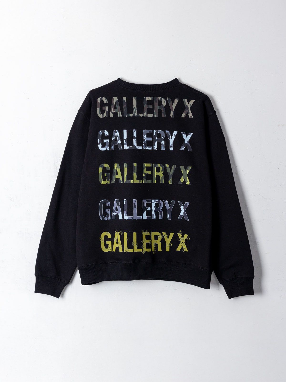 갤러리 엑스(GALLERY X) Military Sweat Shirt Black (Terry)