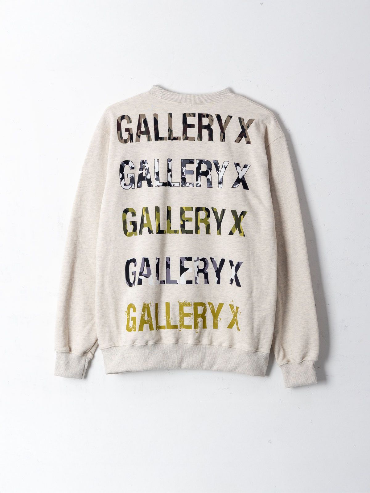 갤러리 엑스(GALLERY X) Military Sweat Shirt Oatmeal (Terry)