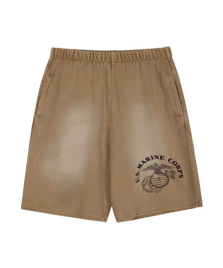 USMC 스웨트 쇼츠 (베이지)