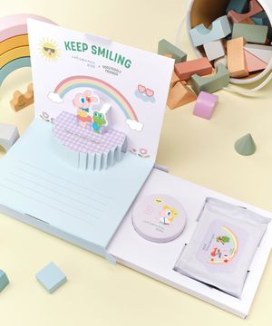 마일드 선 쿠션 기획 세트 굴리 굴리 에디션 (선쿠션&클렌징티슈10매)