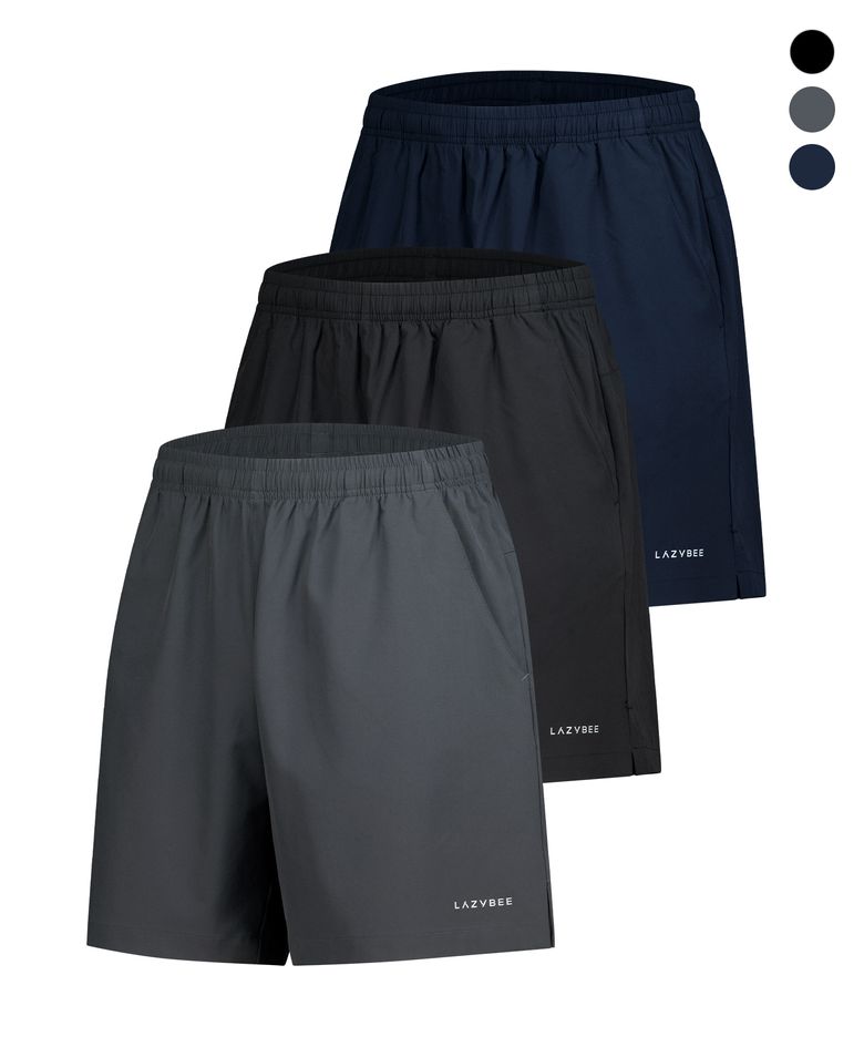 [3PACK] 에어로터치 남여 멀티 스포츠 (러닝 스윔 짐) 반바지 쇼츠 M (3컬러)