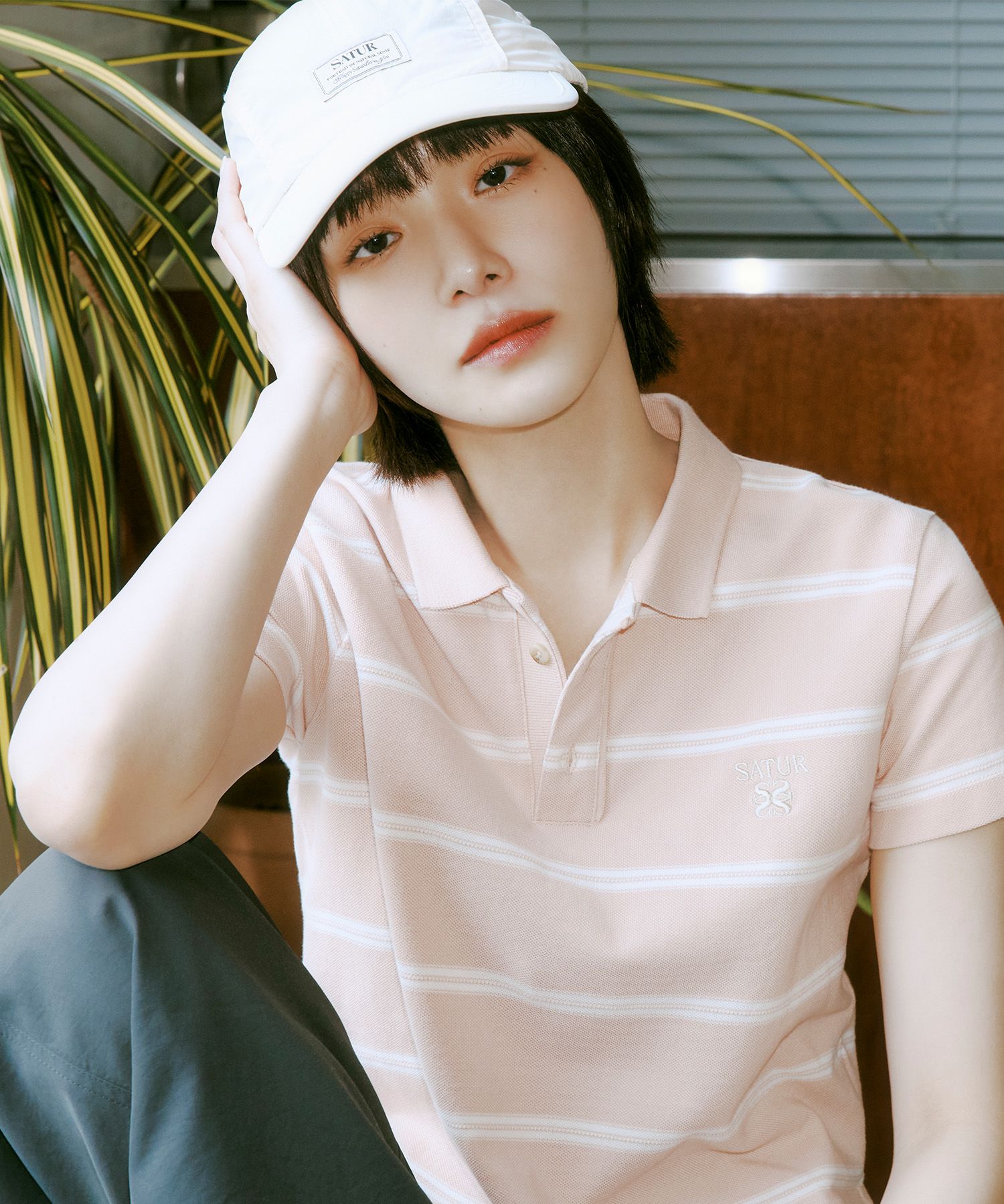 ◆SATUR String 4 panel nylon camp cap/2色◆ MUSINSA | SATUR String 4 Panel Nylon Camp Cap Cream