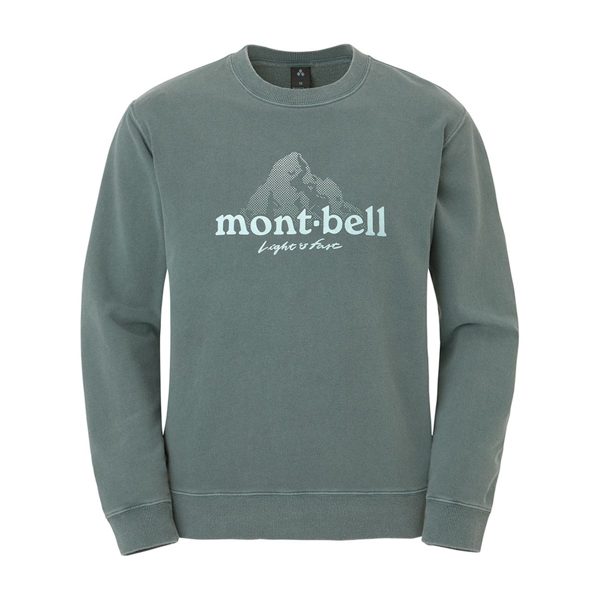 몽벨(MONTBELL) 워시아웃 코튼 스웻셔츠 GRAY JBWFFURL043