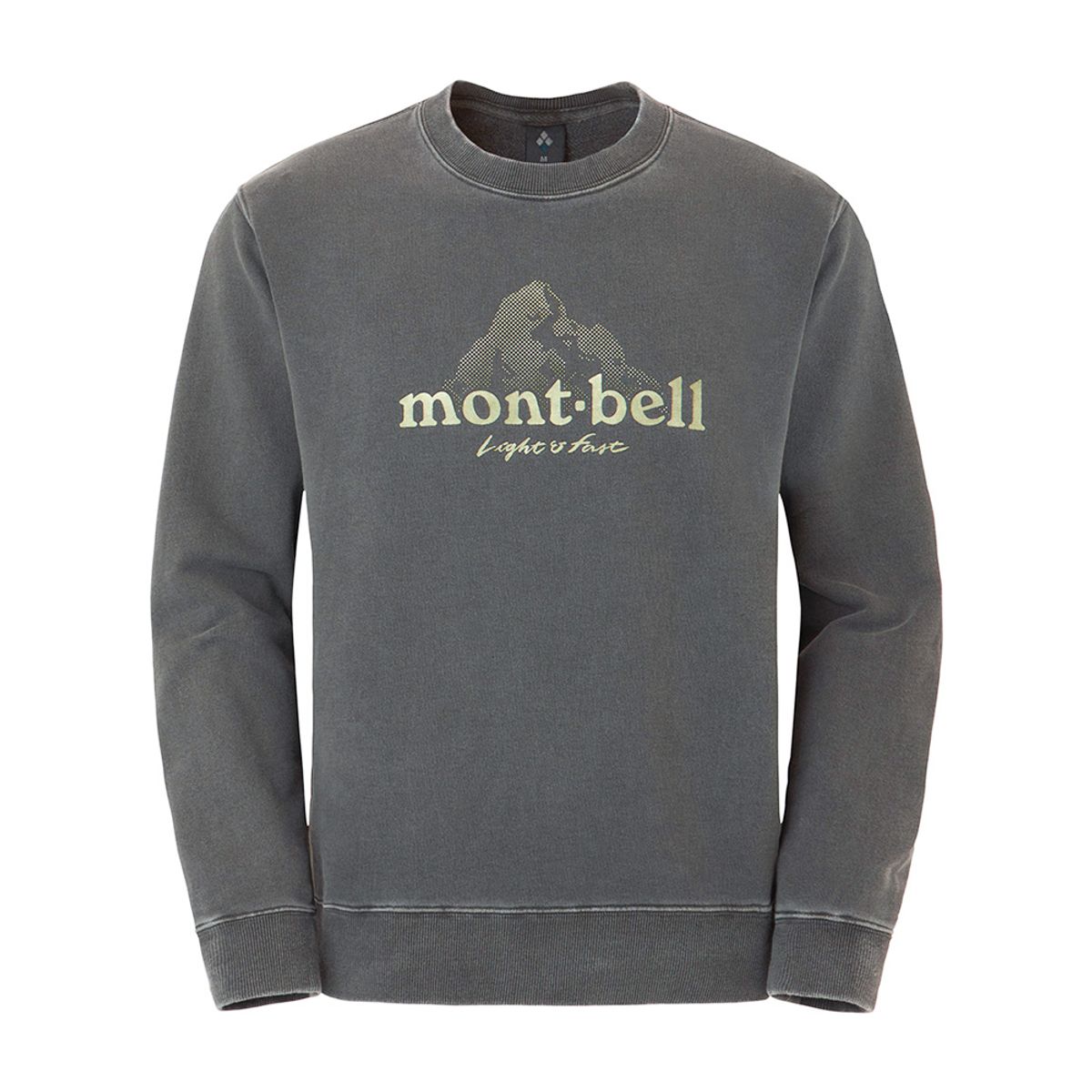 몽벨(MONTBELL) 워시아웃 코튼 스웻셔츠 DARK GREEN JBWFFURL041