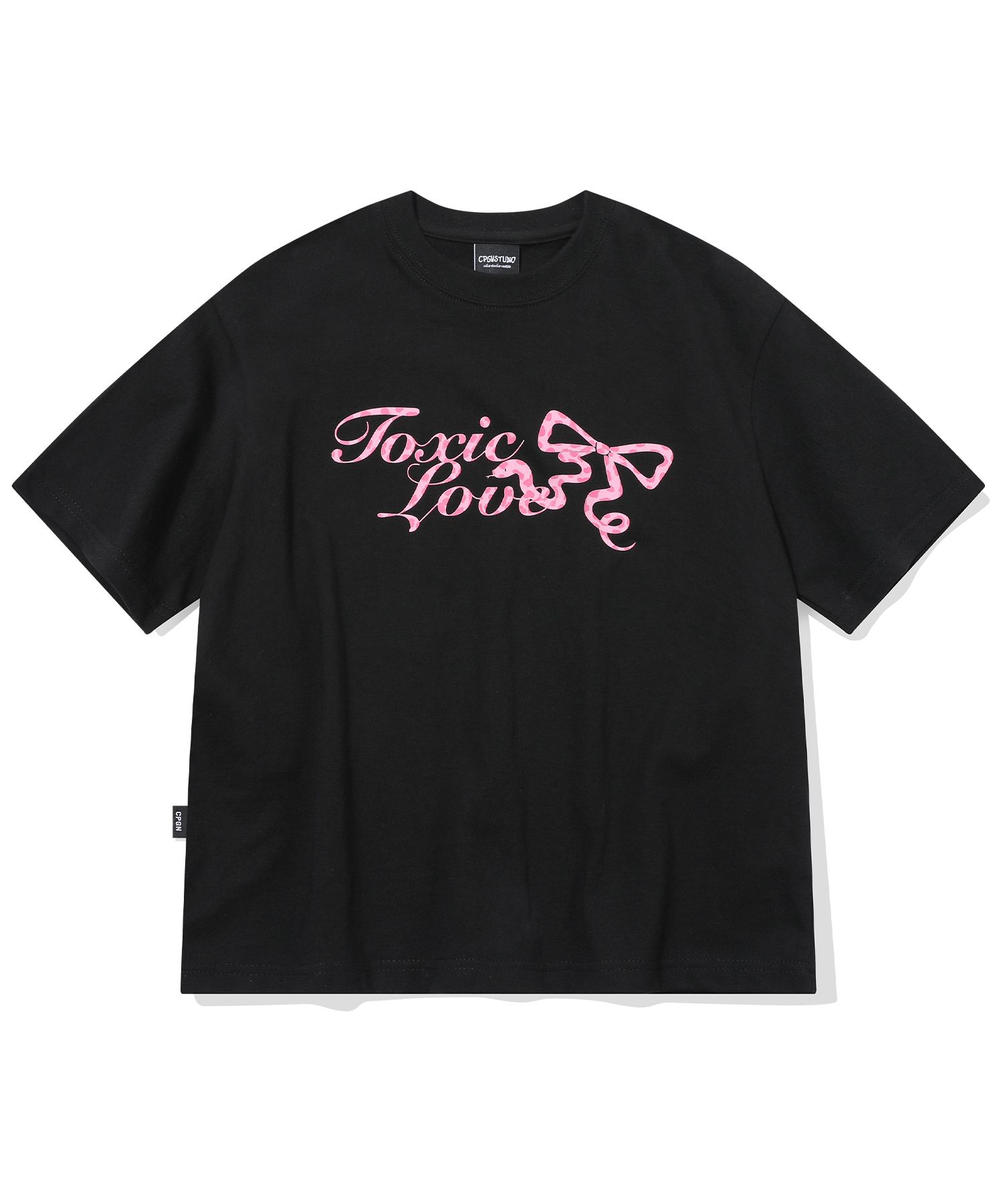 【CPGN STUDIO】25SS★ Snake Ribbon Crop Short Sleeve Tee MUSINSA公式 | CPGN STUDIO Snake Ribbon Crop Short Sleeve Tee