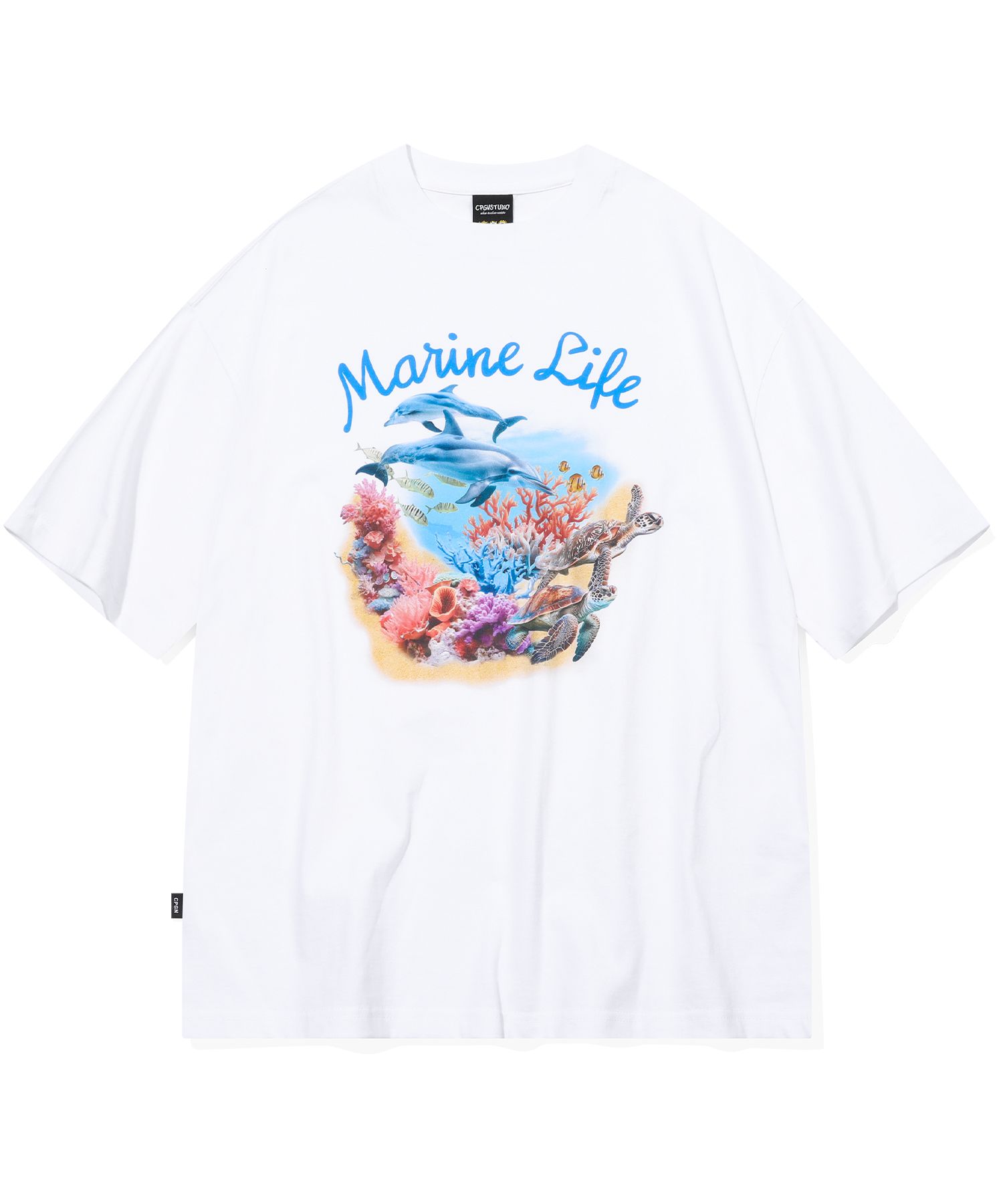 [CPGN STUDIO]★25SS★DTP MARINE DOLPHIN SHORT SLEEVE T-SHIRT MUSINSA | CPGN STUDIO DTP Marine Dolphin Short Sleeve T