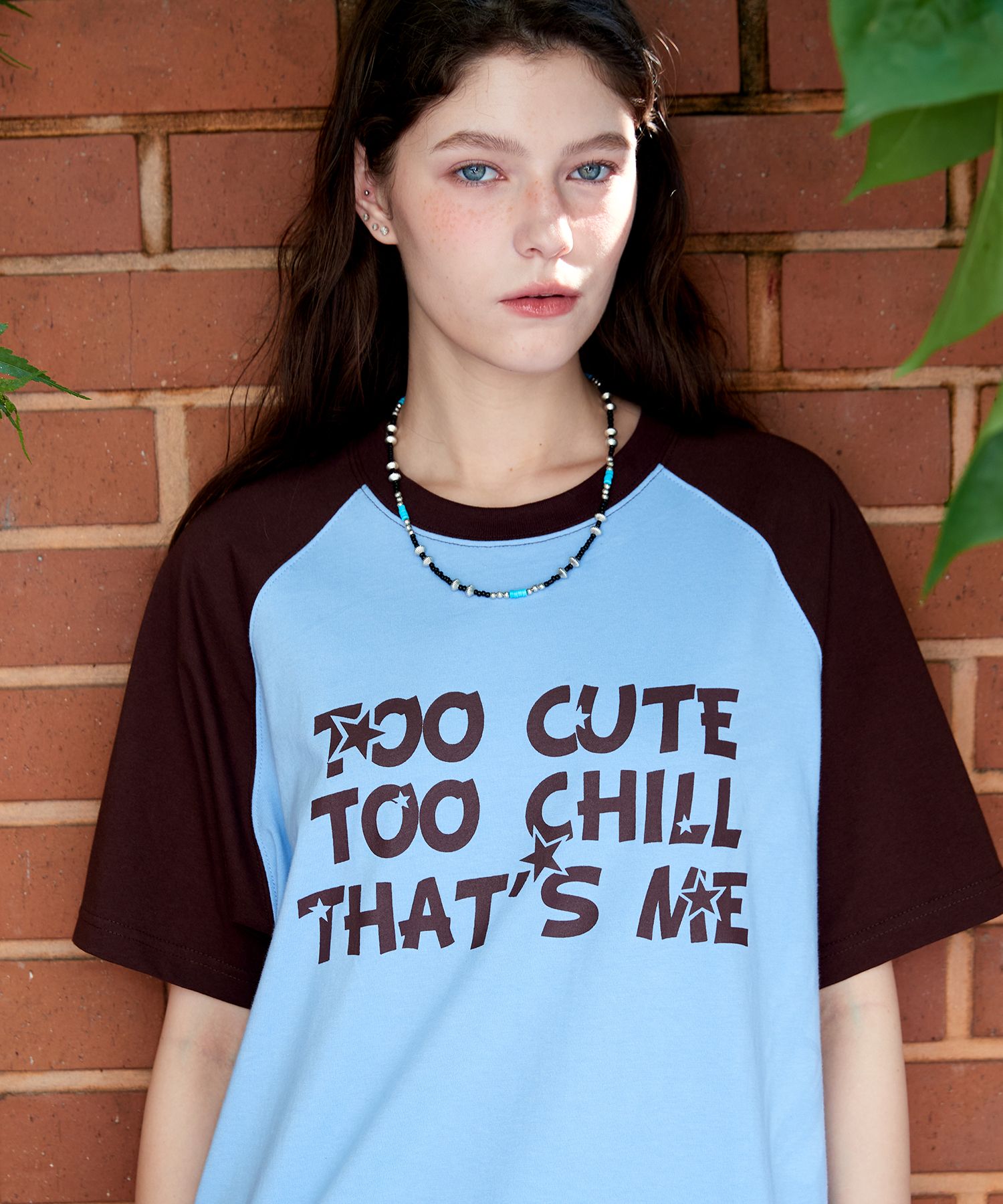 MUSINSA | CPGN STUDIO Cute Chill Raglan Short Sleeve T-shirt