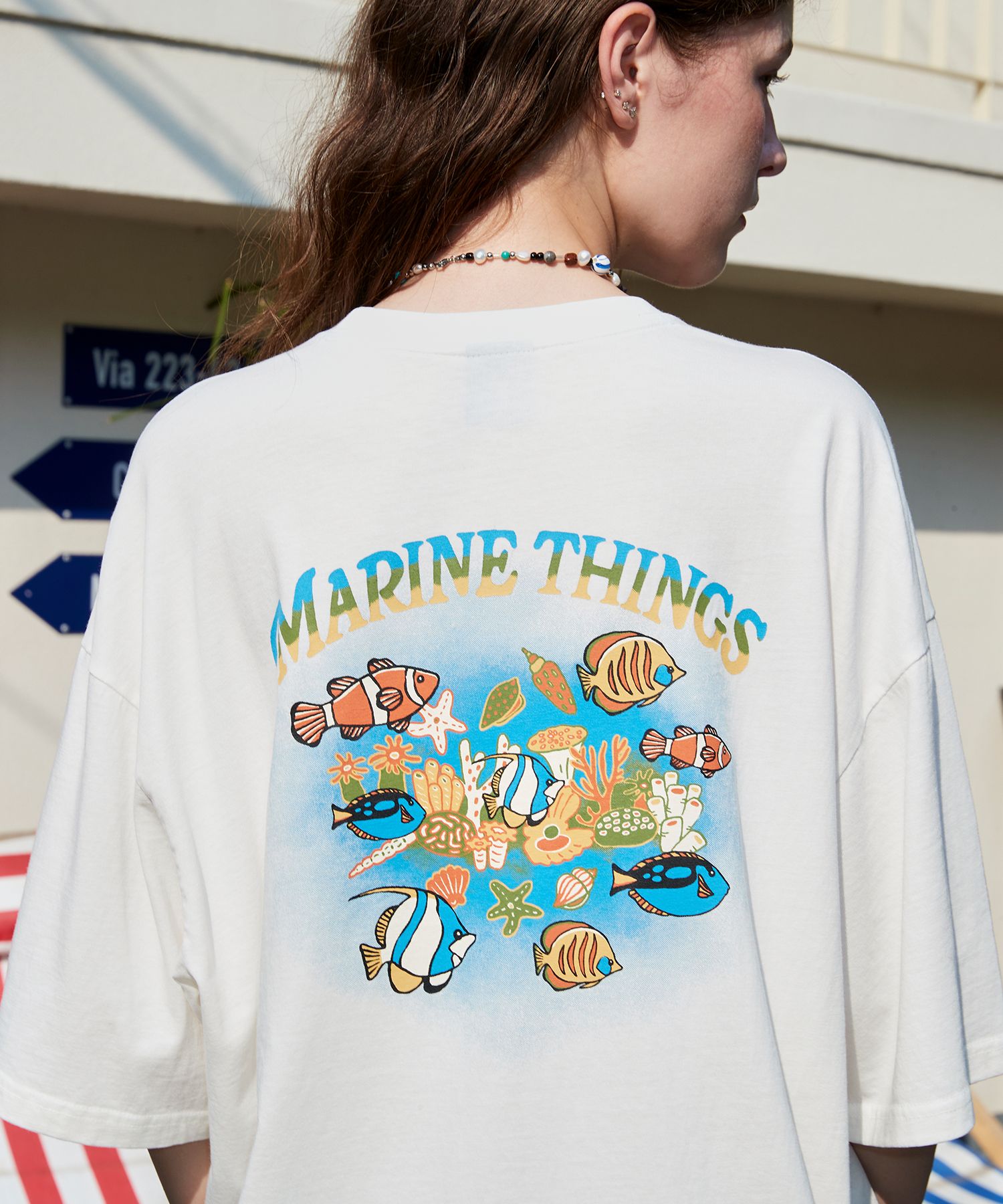 [CPGN STUDIO]★25SS★MARINE BLUE SHORT SLEEVE T-SHIRT MUSINSA | CPGN STUDIO Marine Blue Short Sleeve T-Shirt Star