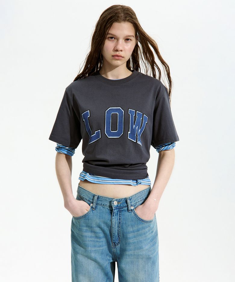LOW T-SHIRT_CHARCOAL_LC267TS17CC