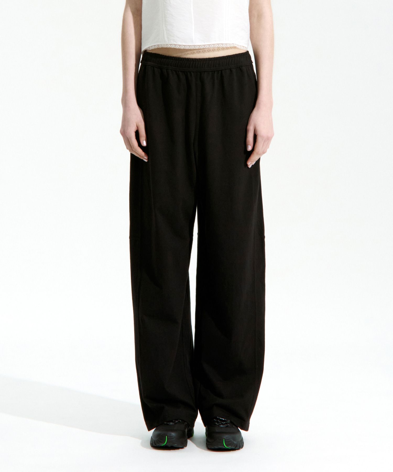 ■LOW CLASSIC■ Lc SINGLE JERSEY SWEAT PANTSBLACK LC252PT01B MUSINSA | LOW CLASSIC Lc SINGLE JERSEY SWEAT