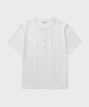 CRAFT HENLEY T-SHIRT [OFF WHITE]