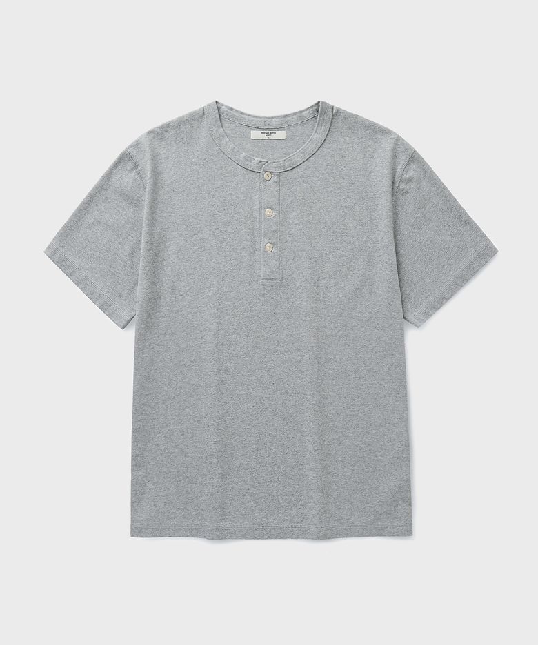 CRAFT HENLEY T-SHIRT [MELANGE GRAY]