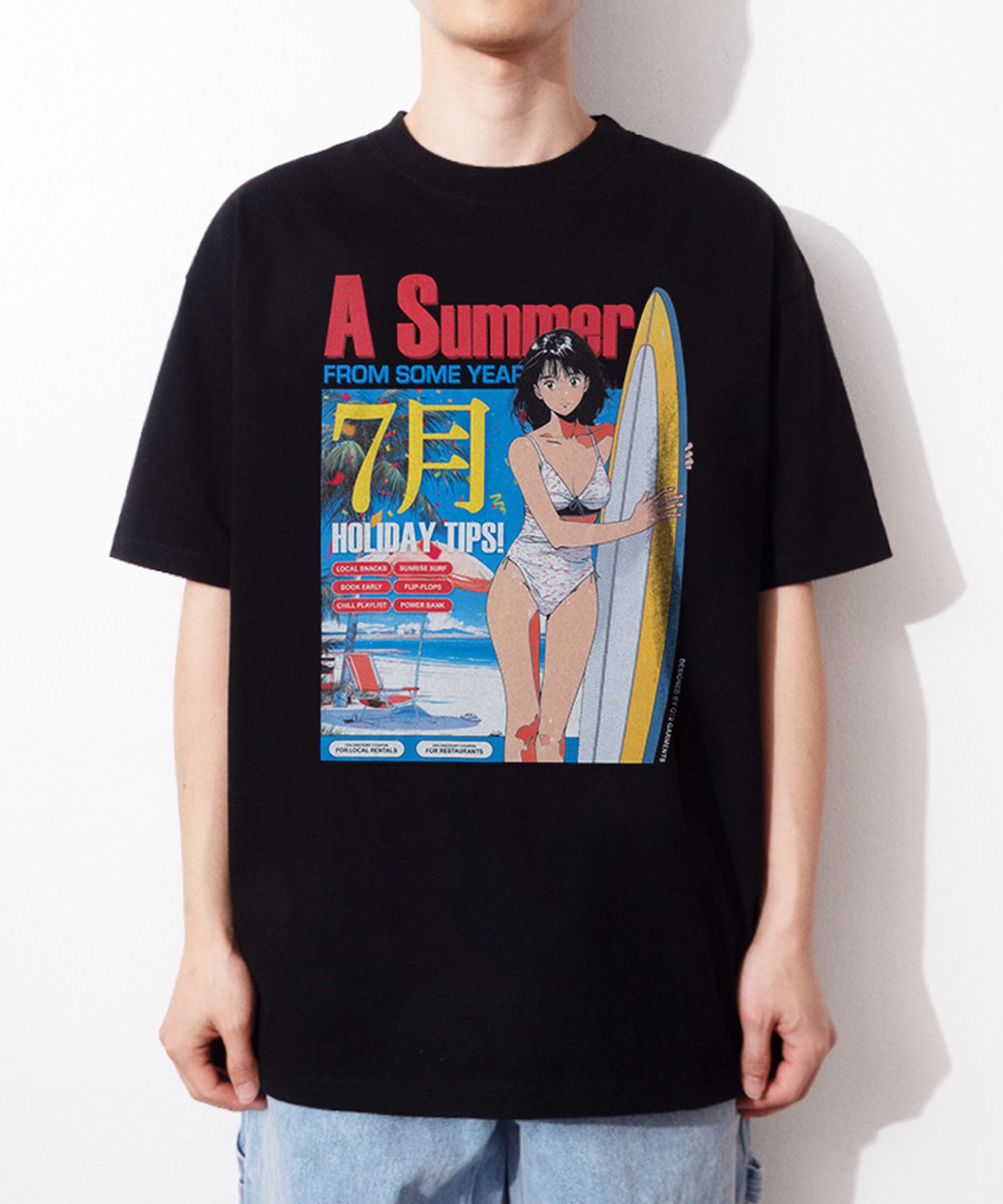 QT8 GARMENTS ■ OC July Holiday Tee OC July Holiday Tee (Black) - QT8 GARMENTS | 60% - Asian
