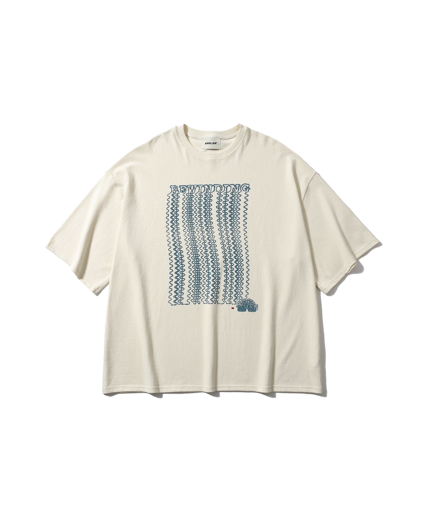 【ANGLAN】25SS★ [AG] Slinky Graphic Half Tee MUSINSA | ANGLAN Slinky Graphic Half Tee - Ivory