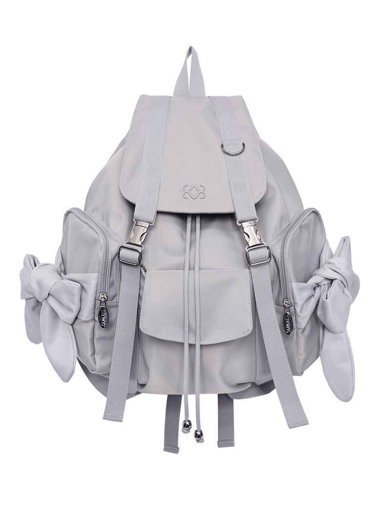Bow Backpack (Light Grey)
