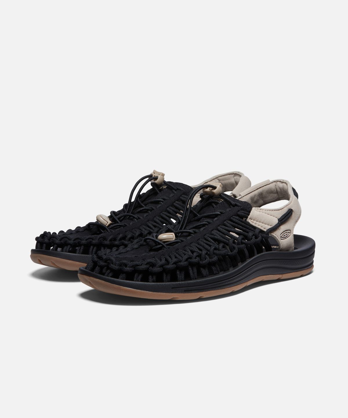 킨(KEEN) 유니크 남성 샌들 Black/Plaza Taupe