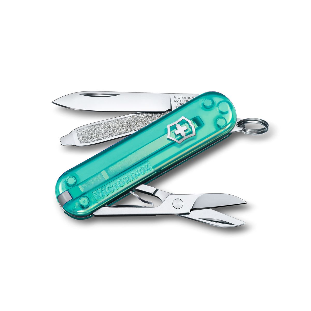 빅토리녹스(VICTORINOX) 클래식 컬러스 58mm 스몰 포켓 스위스 아미 나이프 트로피칼 서프 0.6223.T24G