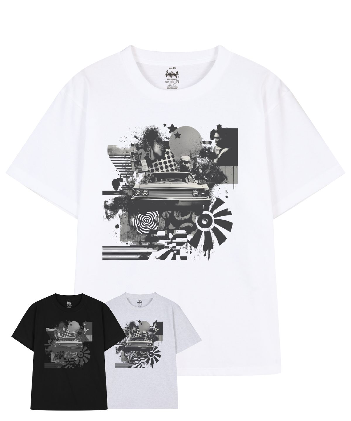 드리프트아웃(DRIFTOUT) 아메리칸 트레디셔널 반팔 티셔츠 (3color)