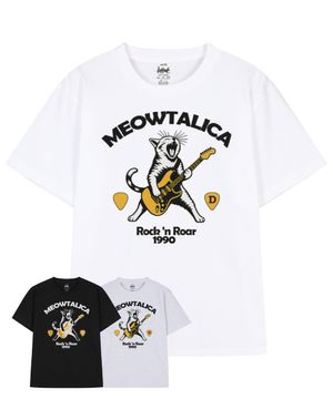 뮤탈리카 락앤롤 캣 반팔 티셔츠 (3color)