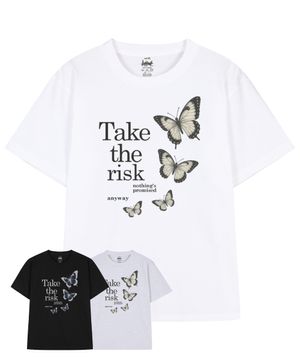 테이크 더 리스크 버터플라이 반팔 티셔츠 (3color)