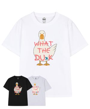 왓 더 매드 덕 반팔 티셔츠 (3color)