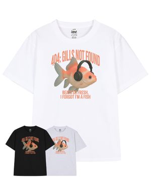아쿠아틱 에러 골드피쉬 반팔 티셔츠 (3color)