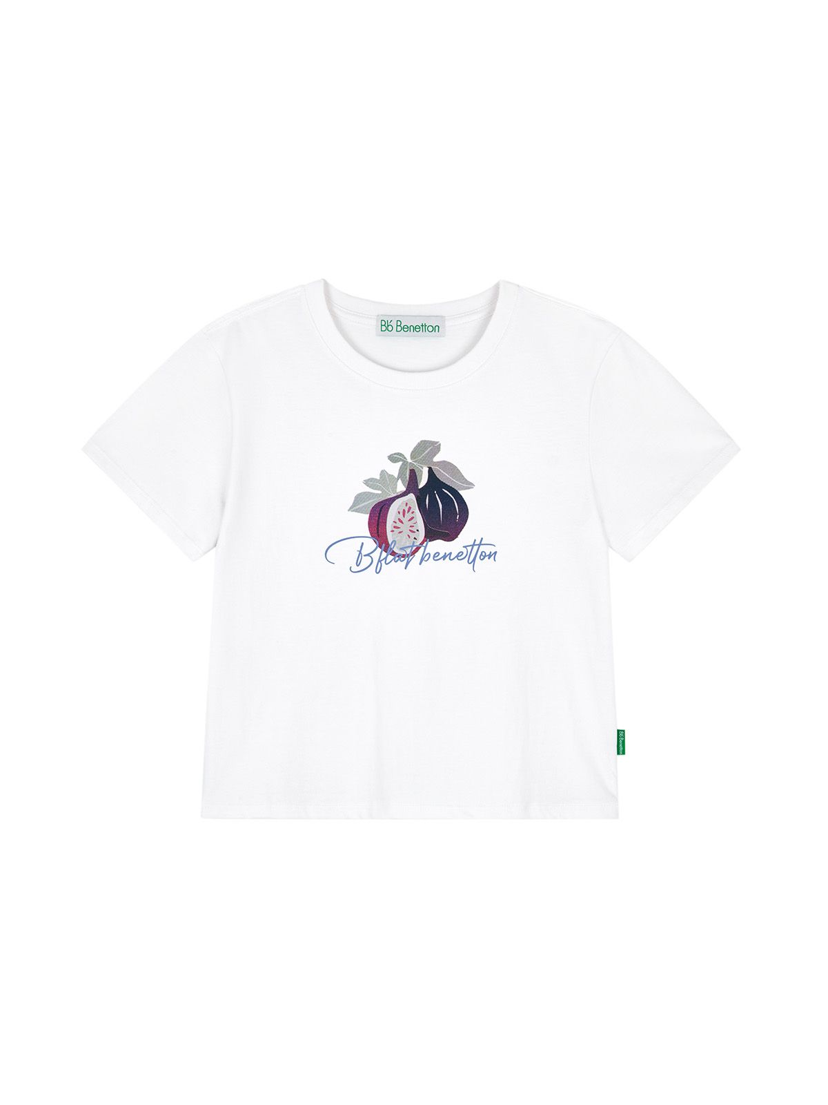 비플랫 베네통(Bb' BENETTON) 후르츠 크롭 반팔 티셔츠 (Purple)