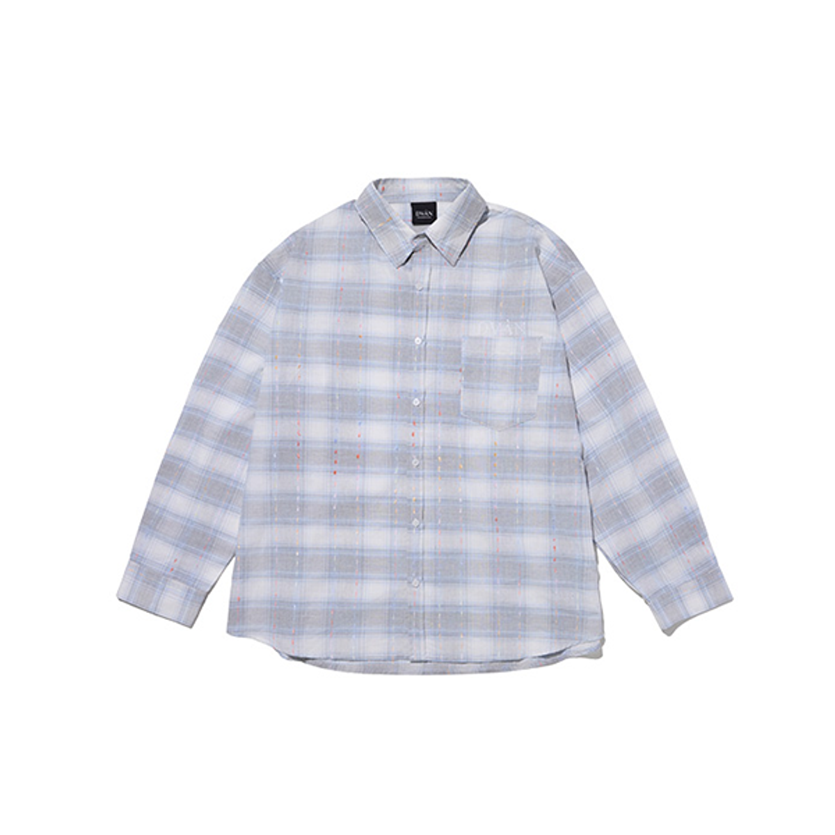 드반(DVÀN) GRASS EMBLEM SHIRT – Stone Grey