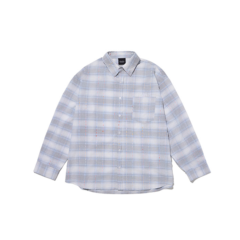 GRASS EMBLEM SHIRT – Stone Grey
