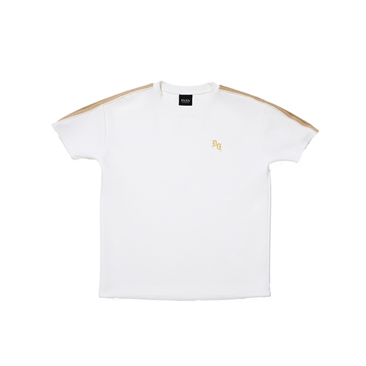 드반(DVÀN) GOLDLINE DD GOTHIC T SHIRT – Cream White