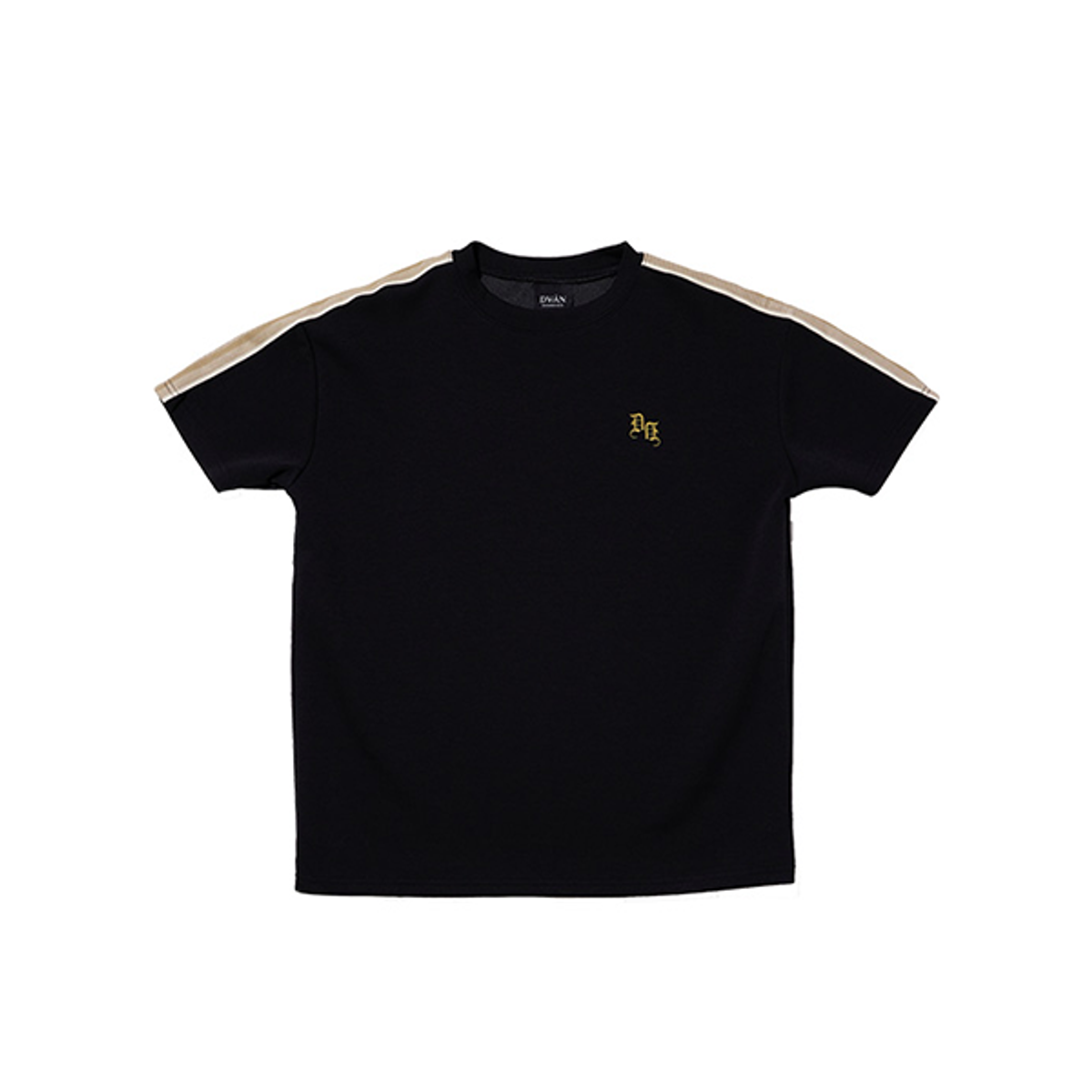 드반(DVÀN) GOLDLINE DD GOTHIC T SHIRT – Soil Black