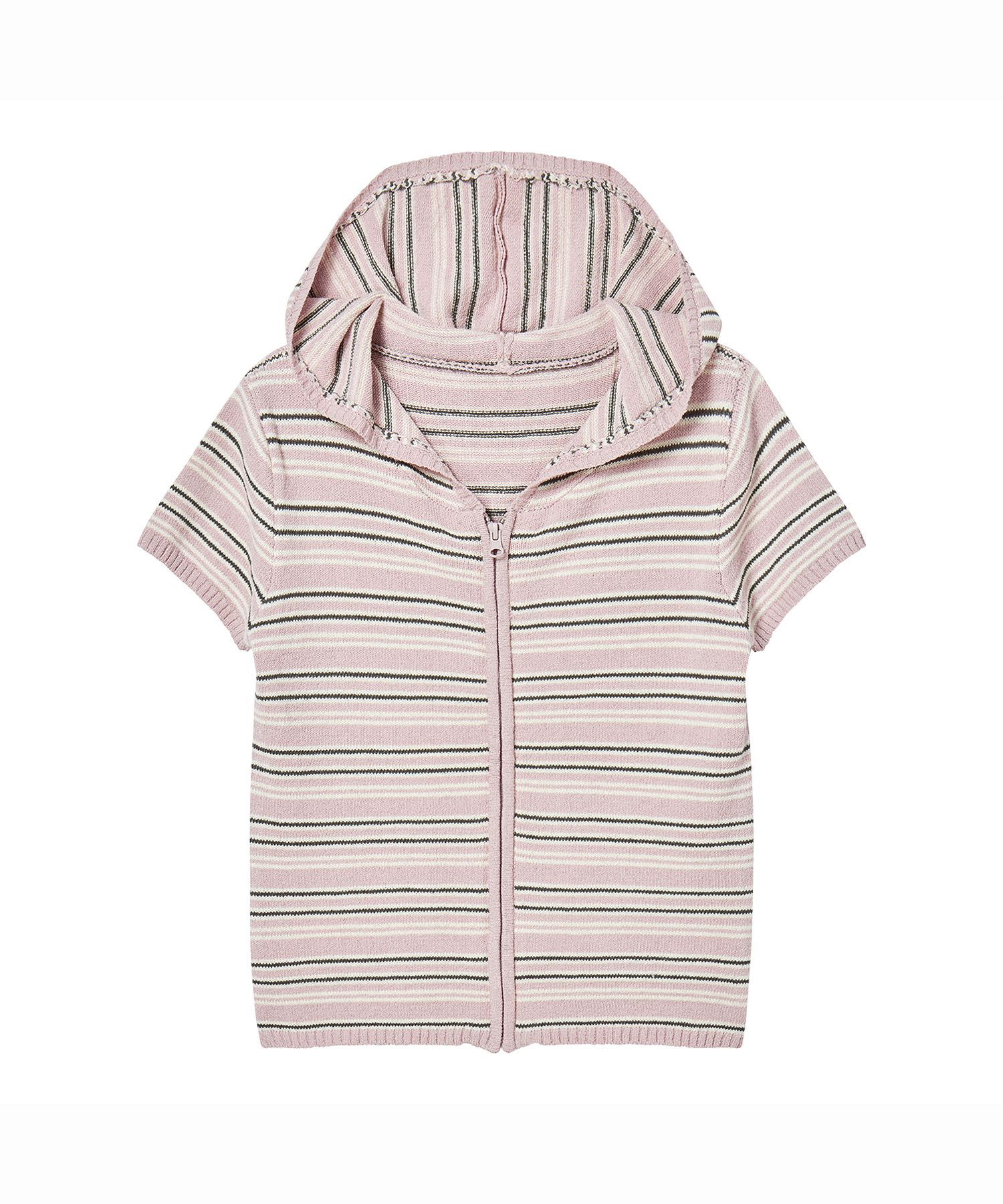【PRENDA】 PRENDA STRIPE KNIT ZIP-UP / 追跡付 MUSINSA公式 | PRENDA PRENDA STRIPE KNIT ZIP-UP PINK