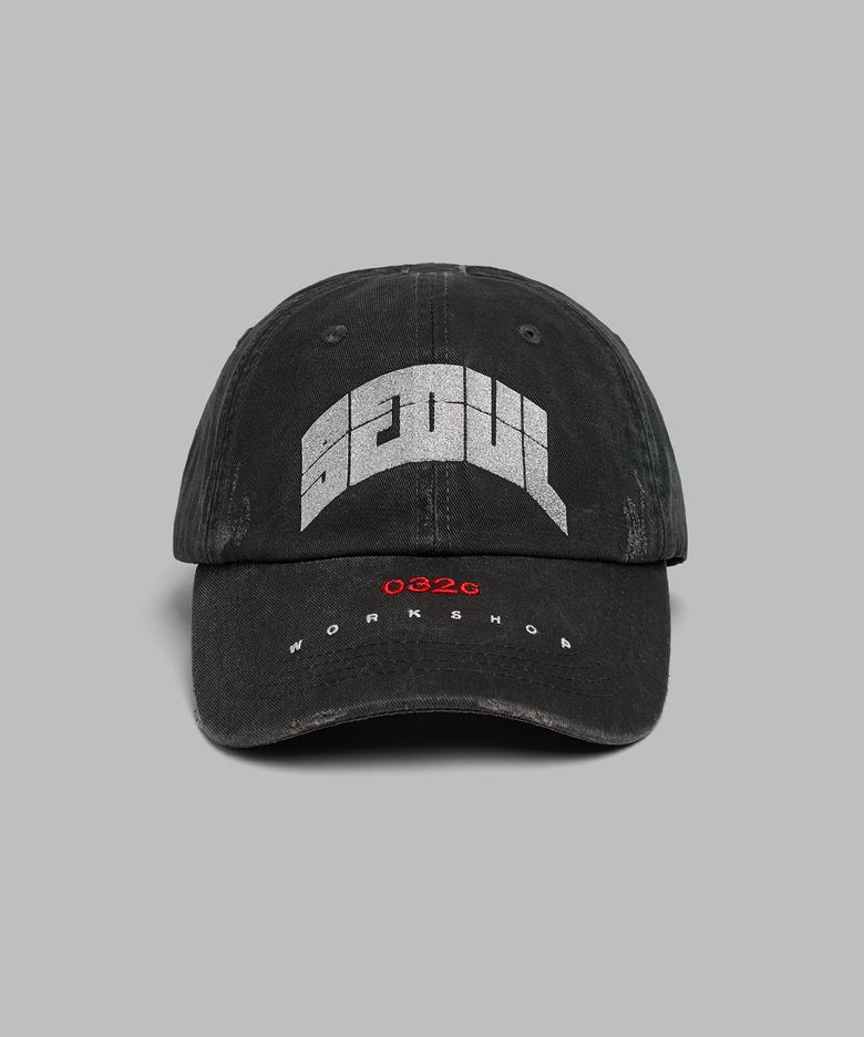 (U) 서울 캡 워시드 블랙 SEOUL CAP WASHED BLACK