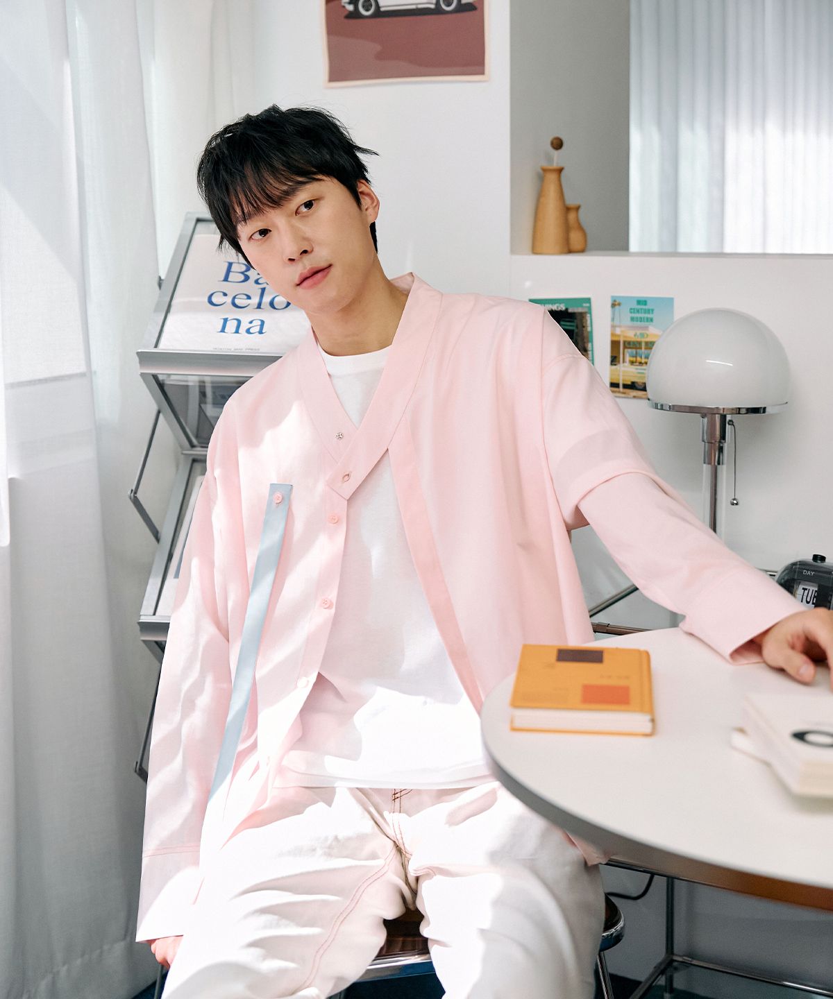 꼬마크(CCOMAQUE) 단추 고름셔츠 RP23A151