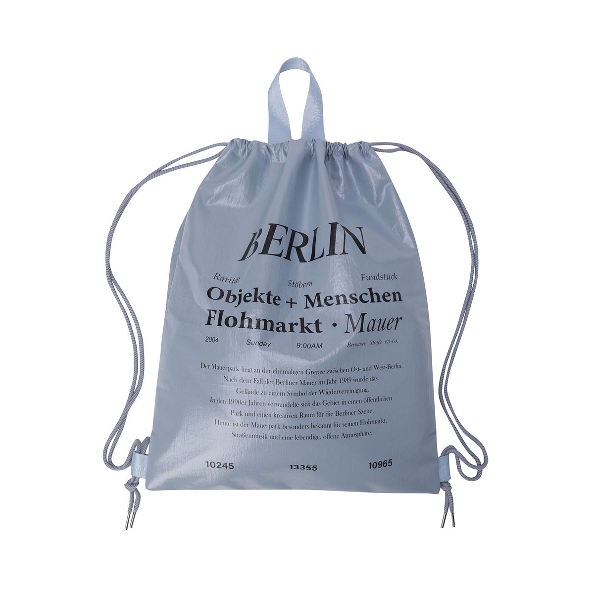 마우어(MAUER) Flohmarkt Gym Sack (SKY BLUE)