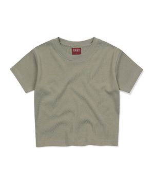 Woman Crop T-shirts Khaki