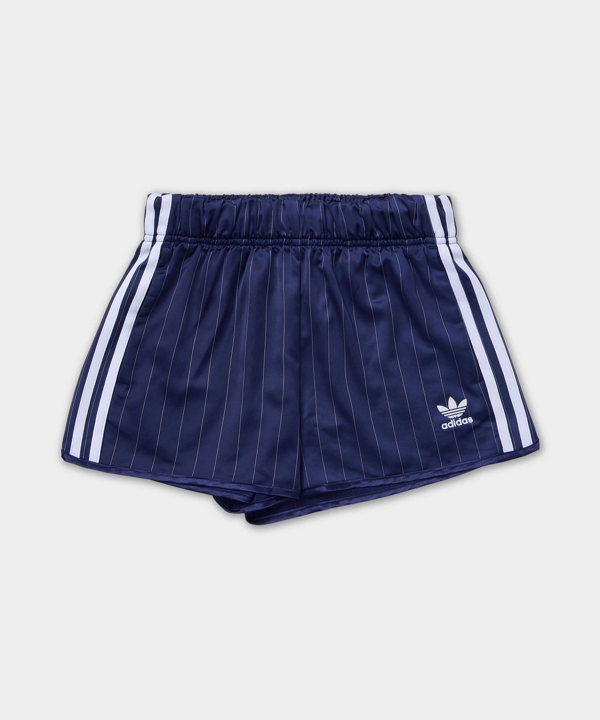 아디다스(ADIDAS) 핀스트라이프 새틴 숏 팬츠 - 다크블루 / KC4235