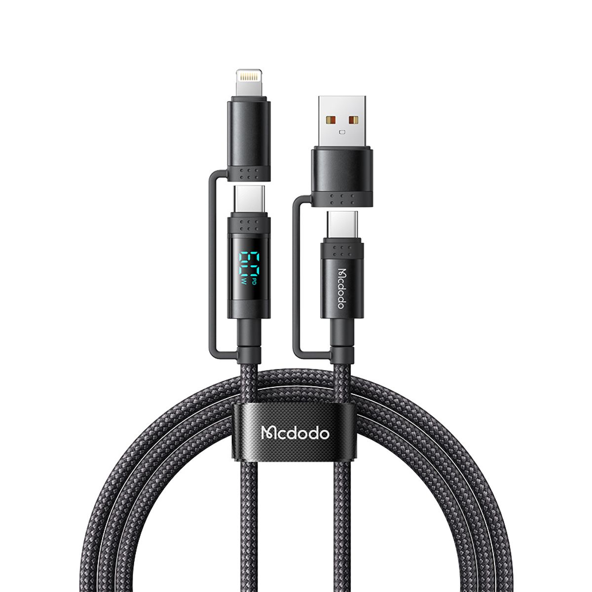 맥도도(MCDODO) 4in1 디스플레이 PD 60W 고속충전 케이블 CA199