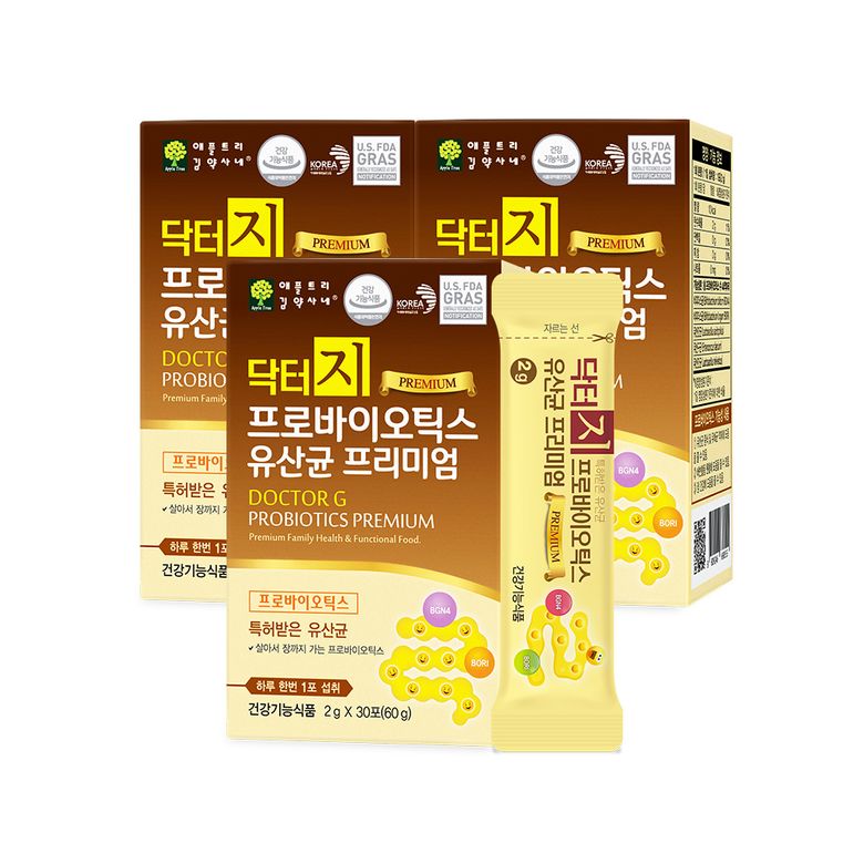 닥터지 프로바이오틱스 프리미엄 유산균 3박스 3개월분
