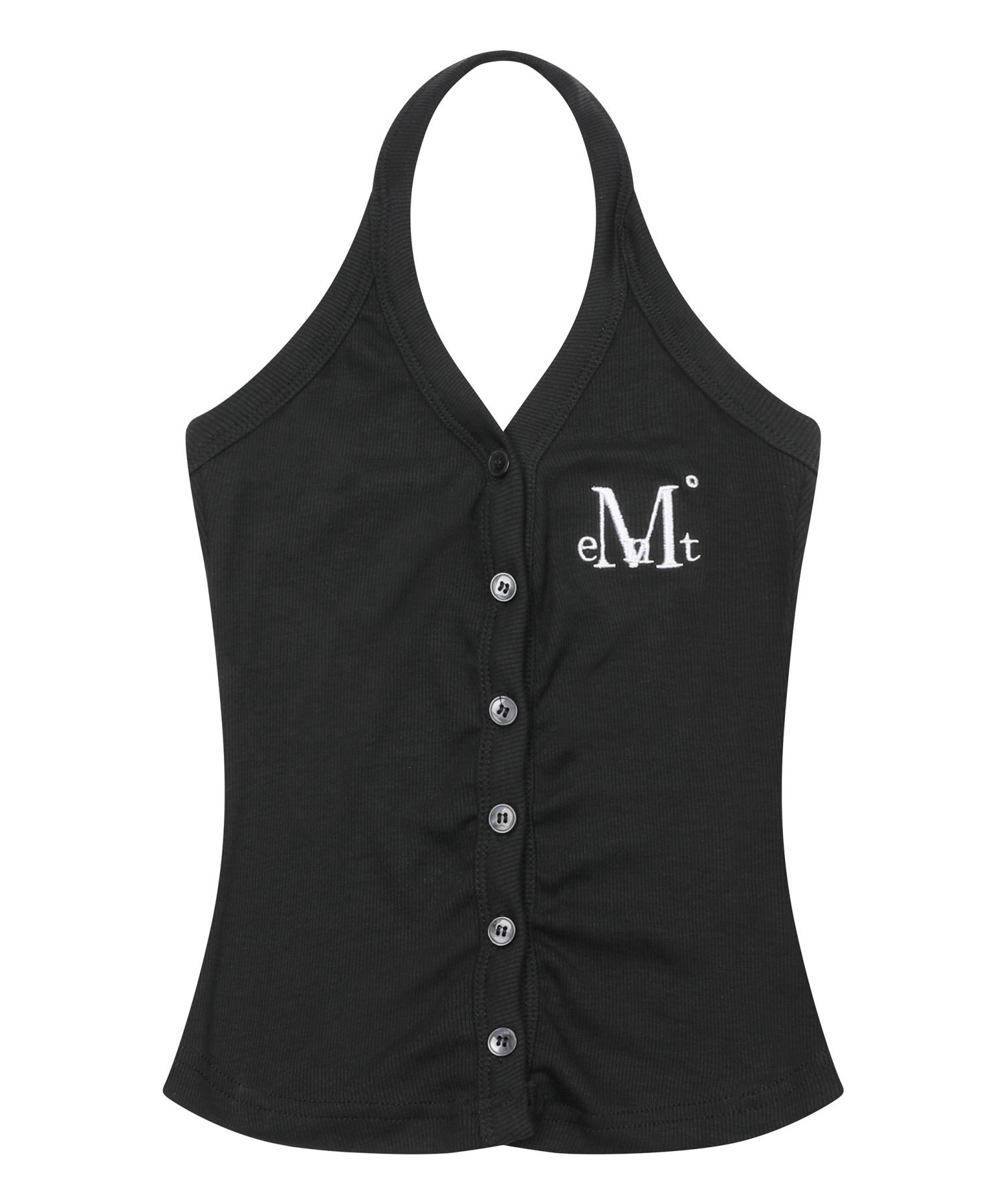 ★MUCENT★ MERA HALTER NECK CROP SLEEVELESS MUSINSA | MUCENT Mera Halter Neck Crop Sleeveless Nashi (4