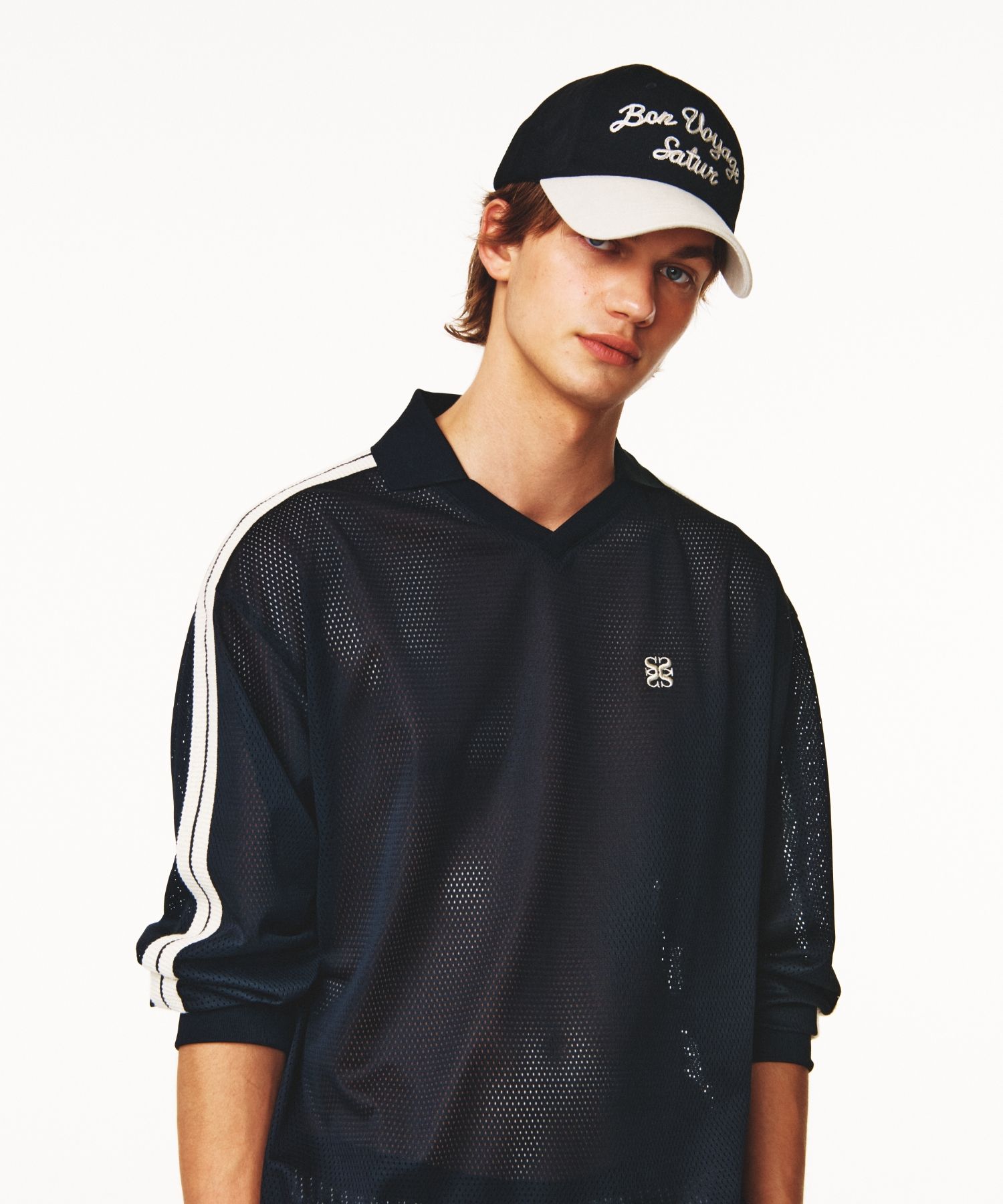 【SATUR】 Lausanne Mesh Football Shirt /追跡付 MUSINSA公式 | SATUR Lausanne Mesh Football Shirt Navy