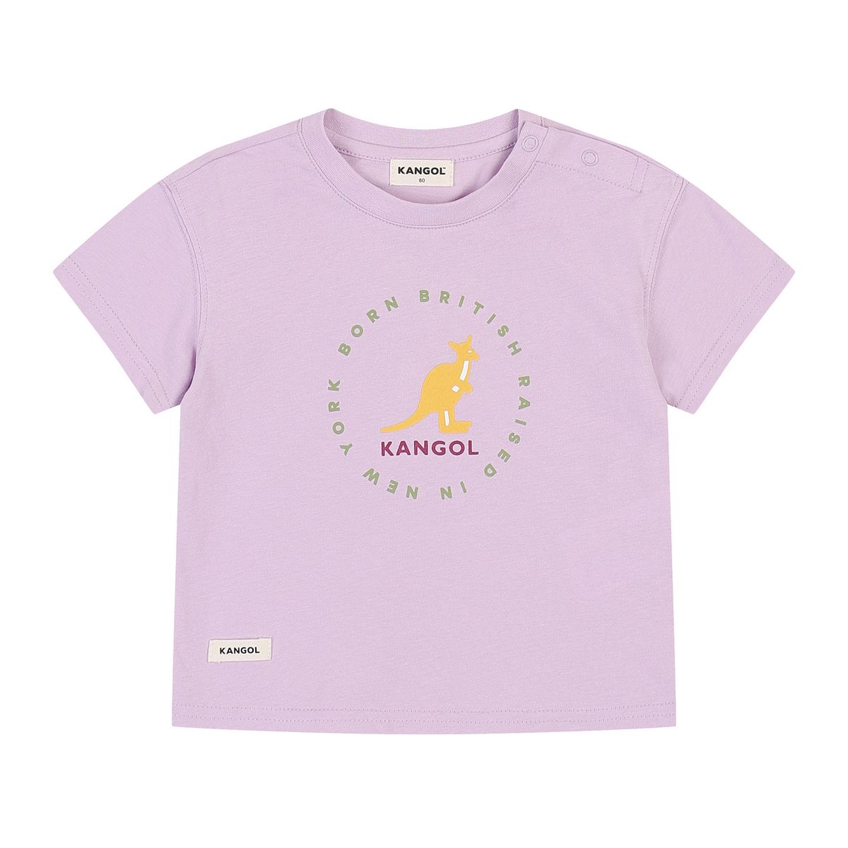 캉골키즈(KANGOL KIDS) [베이비] 그래픽 반팔 티셔츠 RB 0961 라벤더