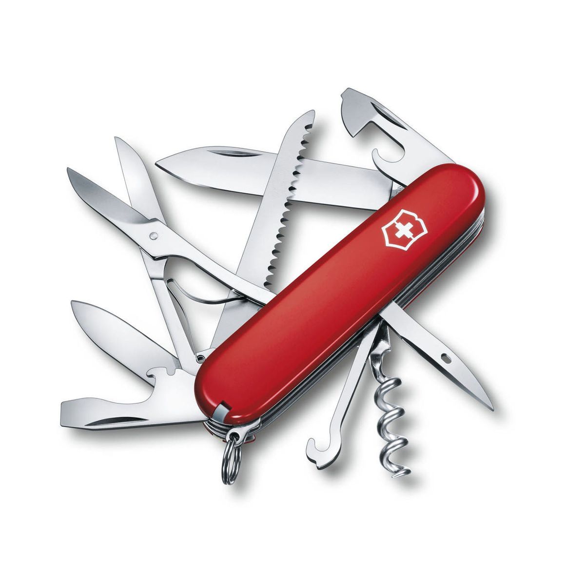 빅토리녹스(VICTORINOX) 헌츠맨 91mm 스위스 아미 나이프 맥가이버 캠핑 멀티툴 1.3713