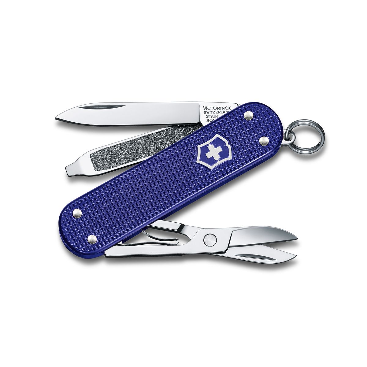 빅토리녹스(VICTORINOX) 클래식 컬러스 알록스 58mm 스몰 포켓 스위스 아미 나이프 나이트 다이브 0.6221.222G