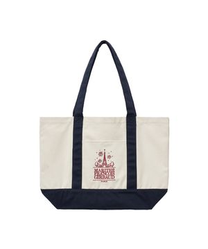 MARITHE BIG MARKET BAG navy