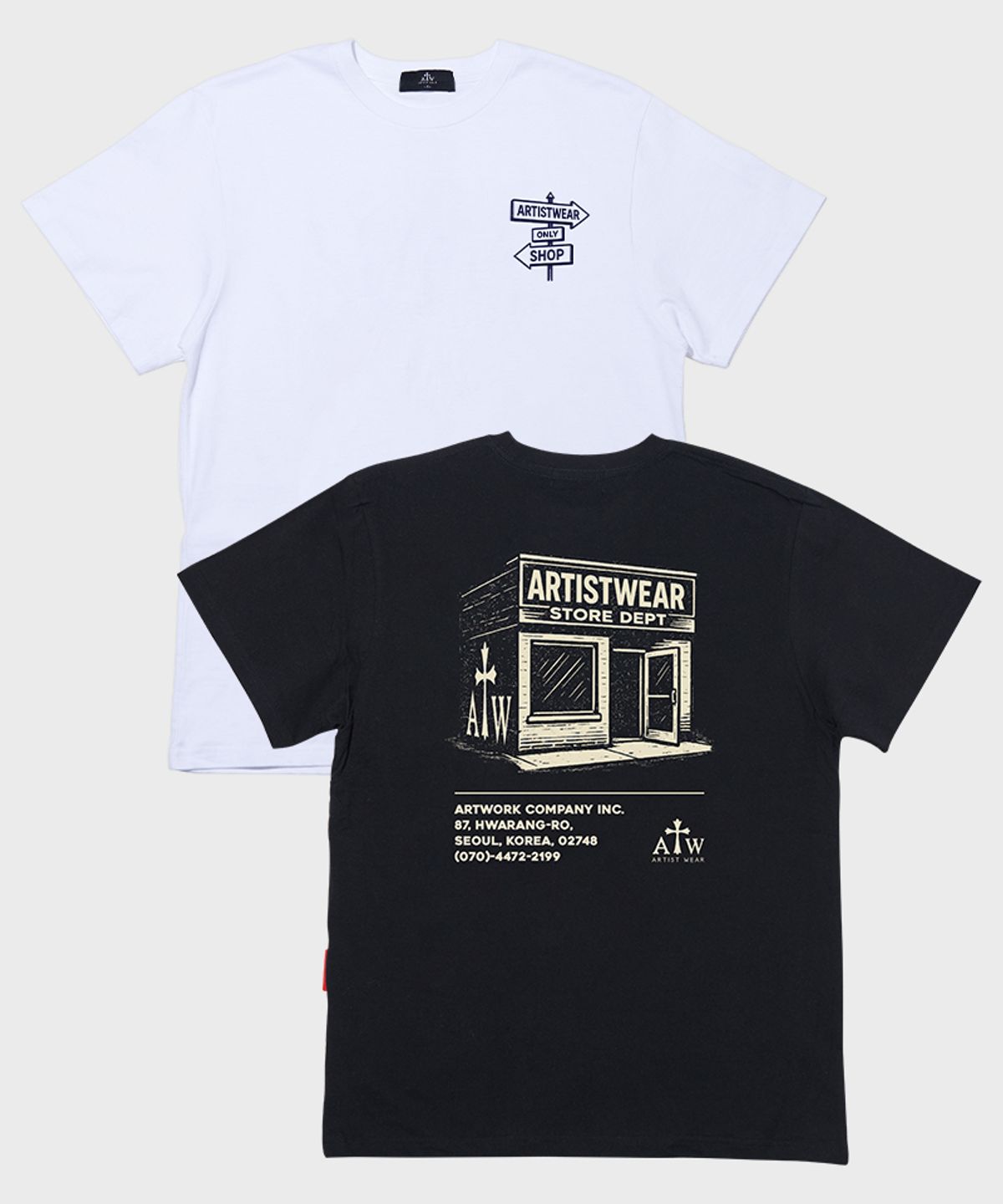 아티스트웨어(ARTISTWEAR) [ATW] 플래그십 반팔티