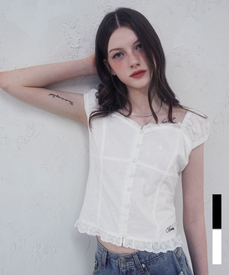 Misty Bow Blouse - 2COL